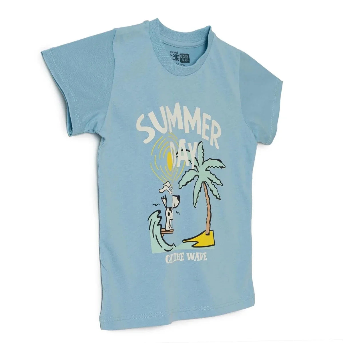 HelloBaby Short Sleeve Jersey Baby T-Shirt (3-6 Months to 3-4 Years)