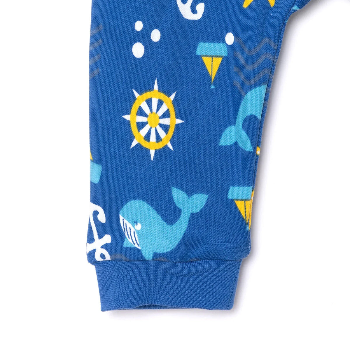 HelloBaby Sea Motif Zip-Up Footless Baby Sleepsuit (6 Months to 3 Years)