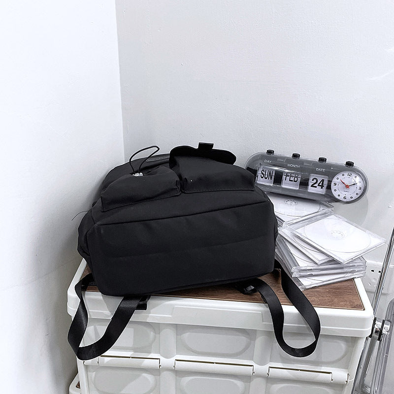 Nylon Backpack School Bag Junior High School Student Bags