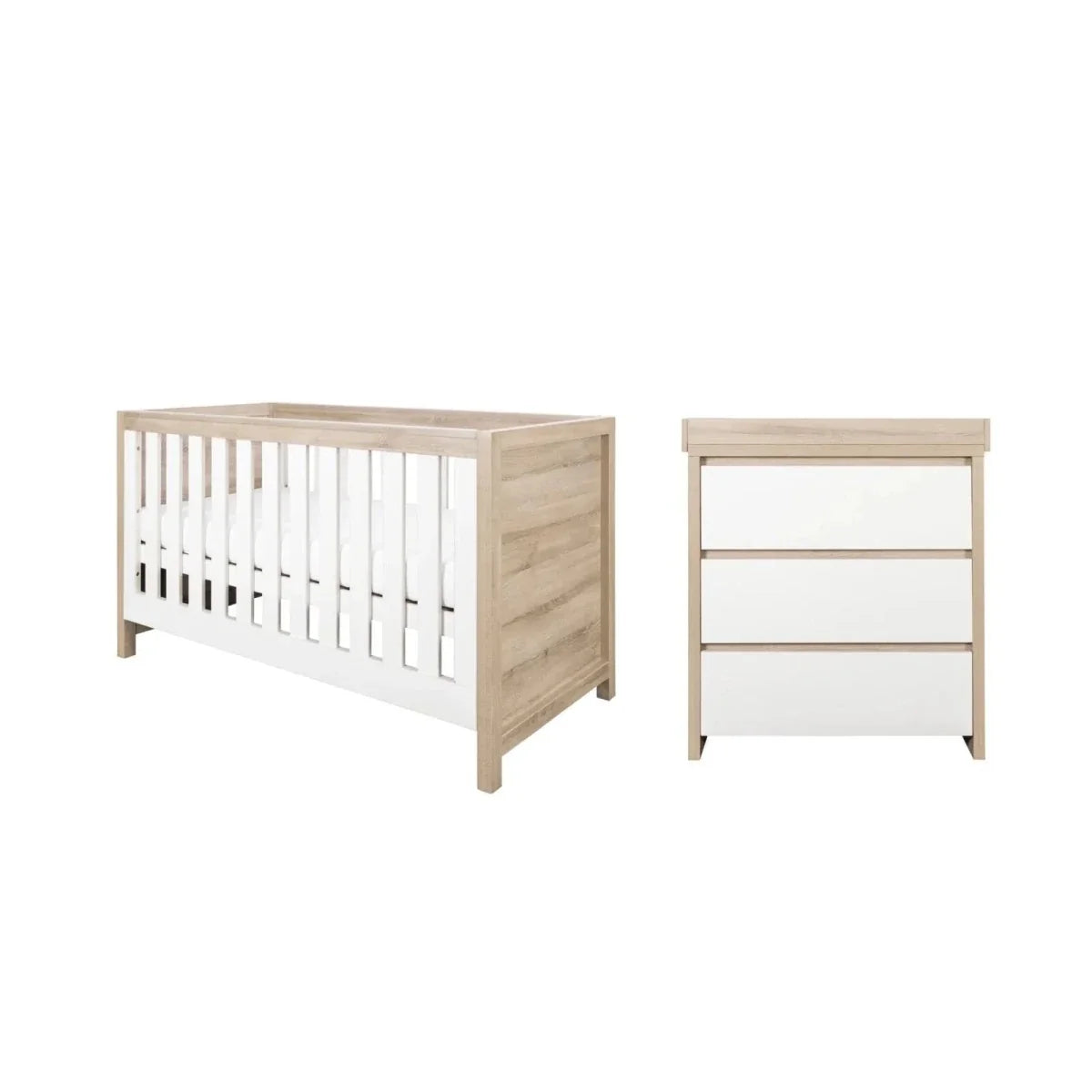 Tutti Bambini Modena 2 pcs Room Set - White/Oak
