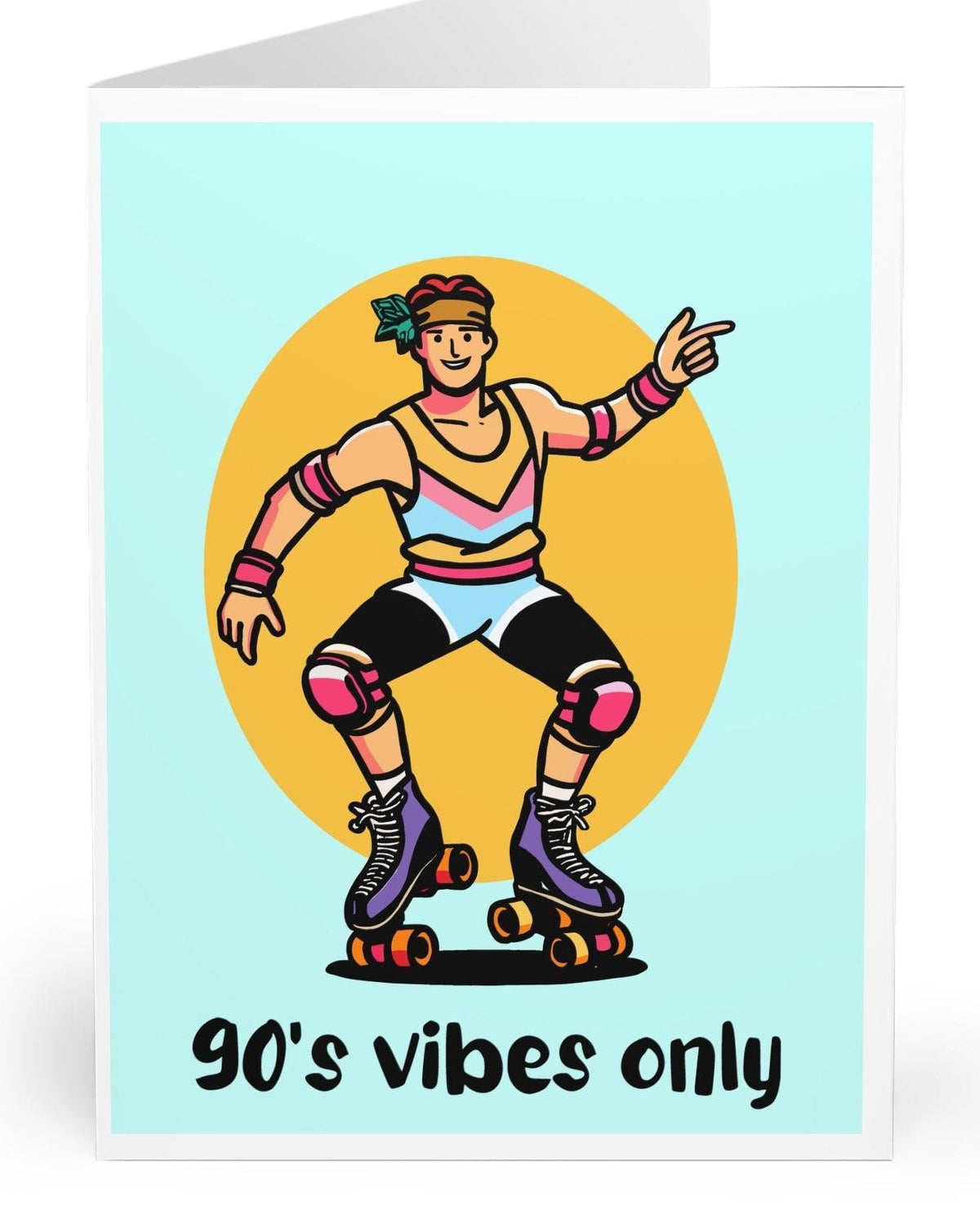 90s Vibes Only Card