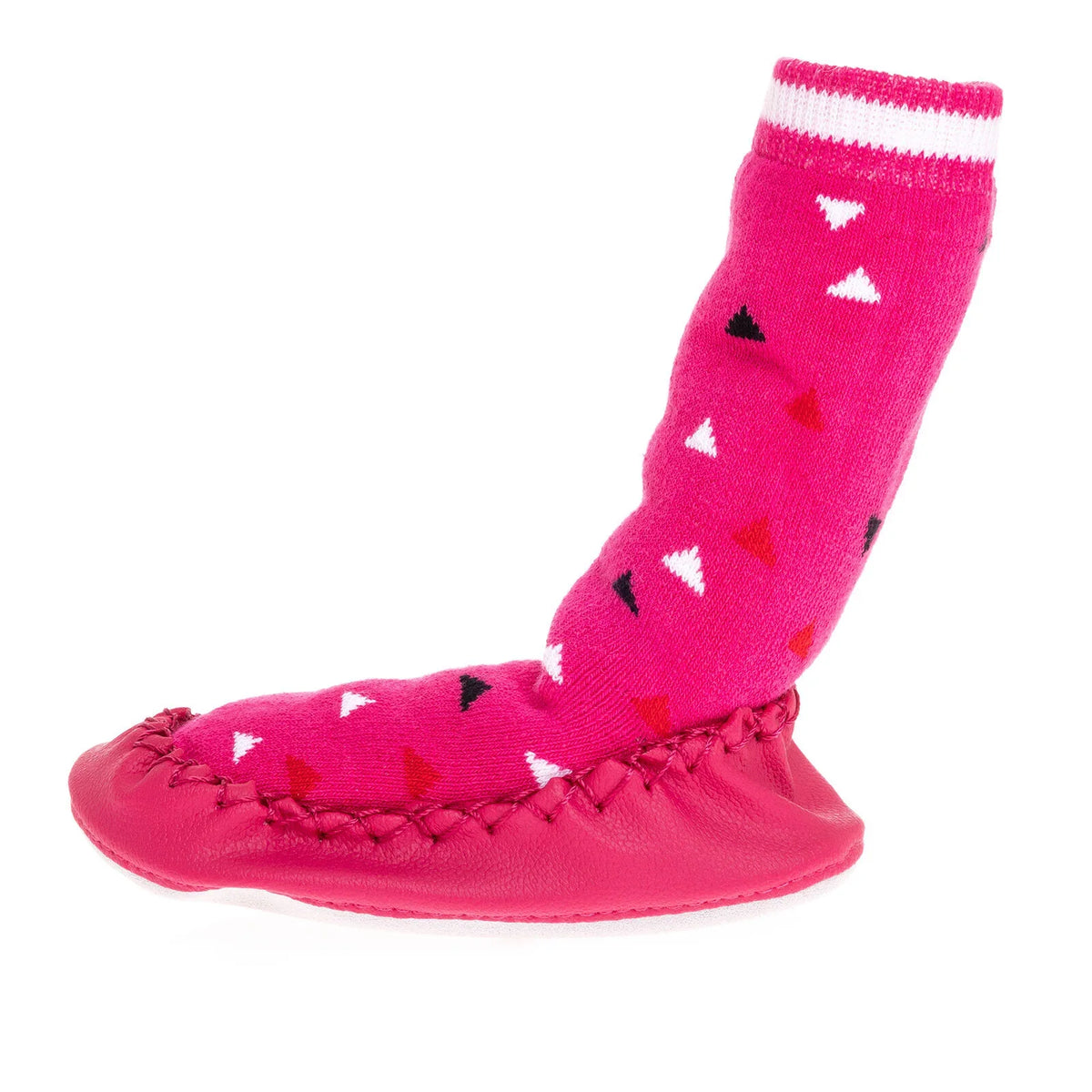Minissa Triangle Print Slipper Baby Socks