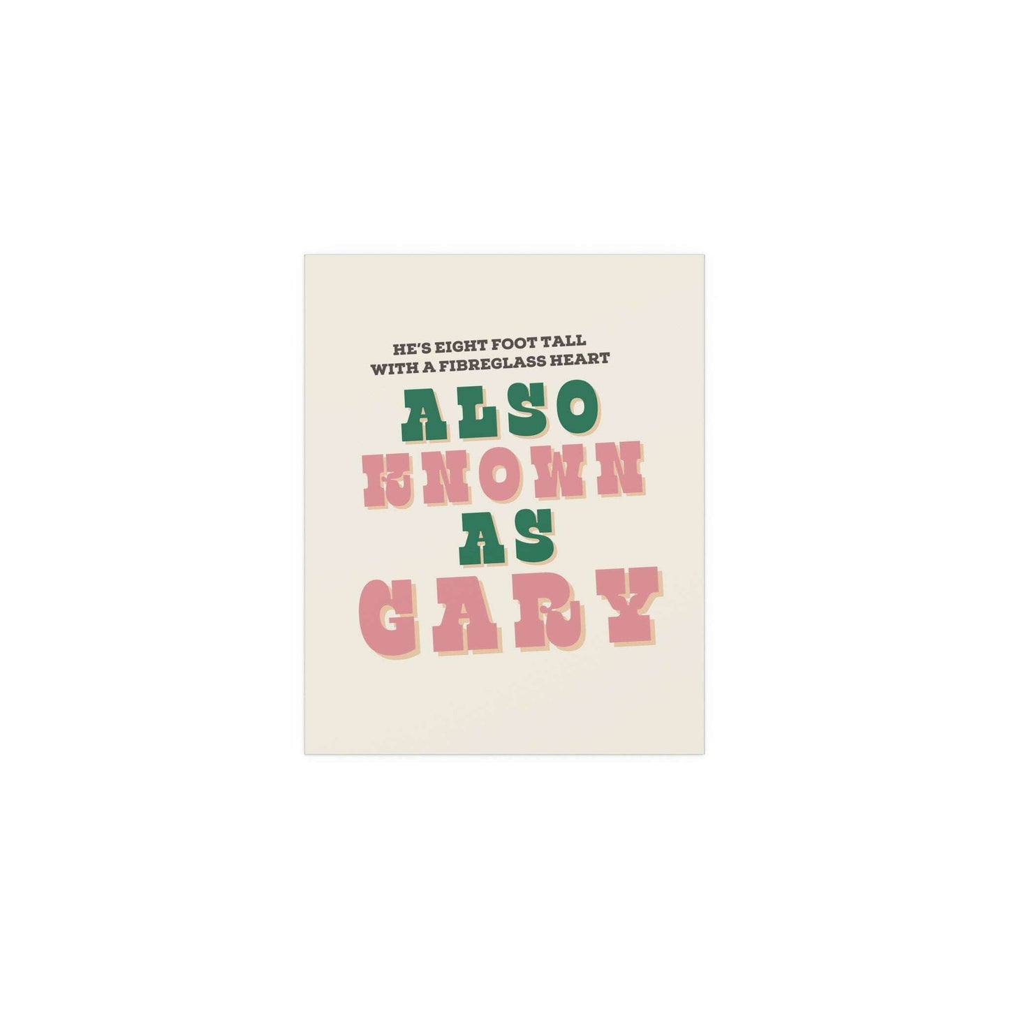 Blossoms - Gary (Off-white + Green + Pink)