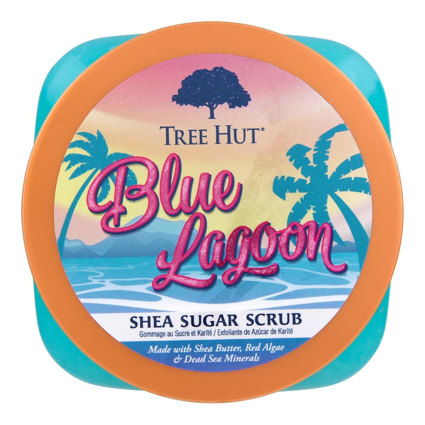 Tree Hut Blue Lagoon Shea Sugar Scrub 510g Exfoliates & Hydrates Skin