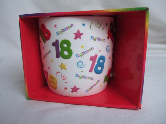 18th Birthday Ceramic Mug in Presentation Box