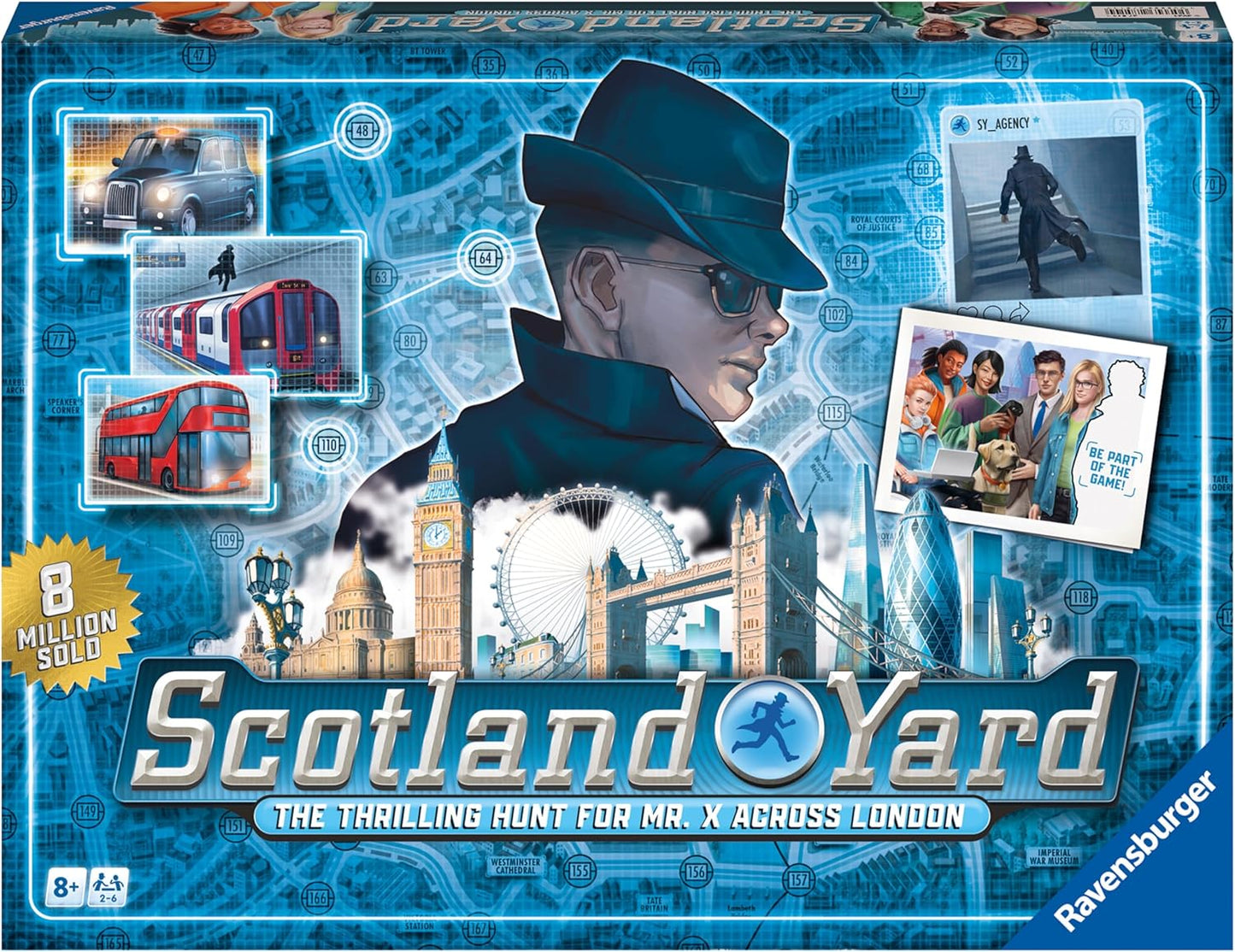 Ravensburger Scotland Yard - Family Strategy Board Game, New but opened box, game complete