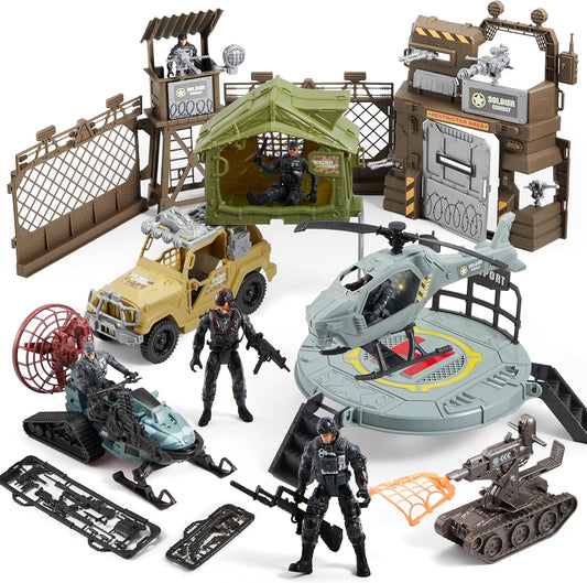 SYNCFUN Military Engineering Toy Set, New but open, scruffy box, tested