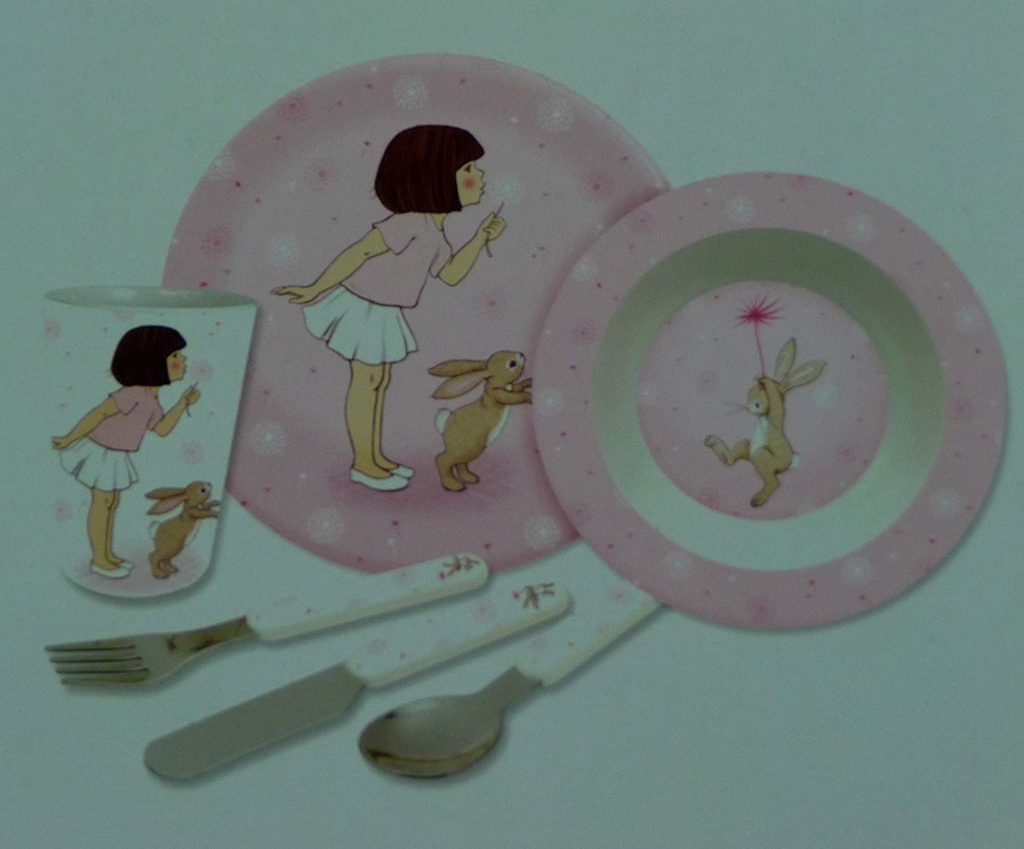 Belle & Boo Dandelion Melamine Set