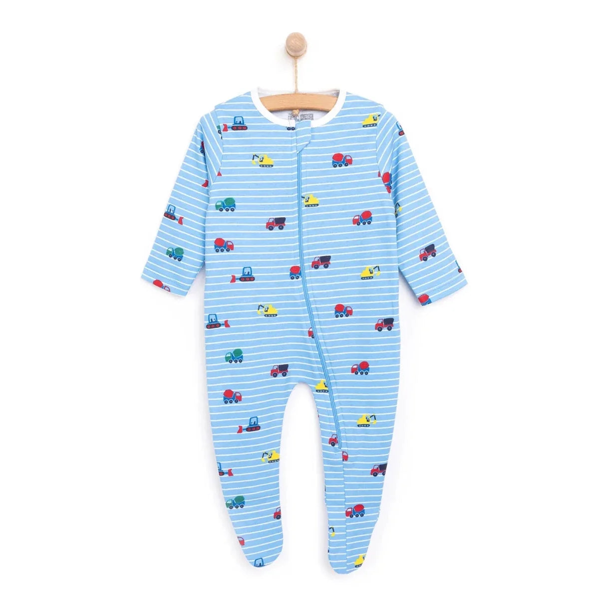 HelloBaby Long Sleeve Baby Sleepsuit with Feet (Newborn to 9 Months)