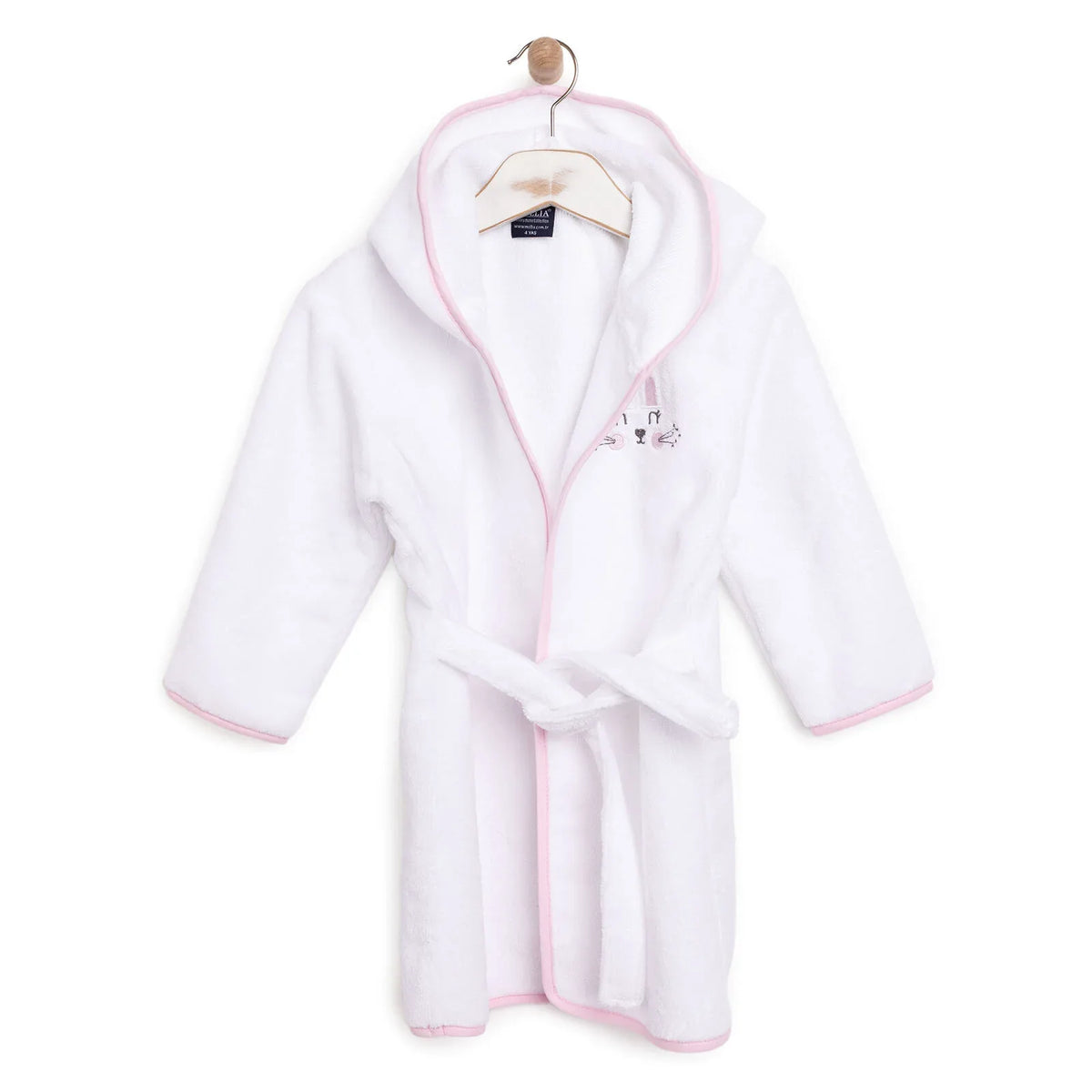 Mollia Bunny Print Towelling Baby Bathrobe (2 Years to 5 Years)