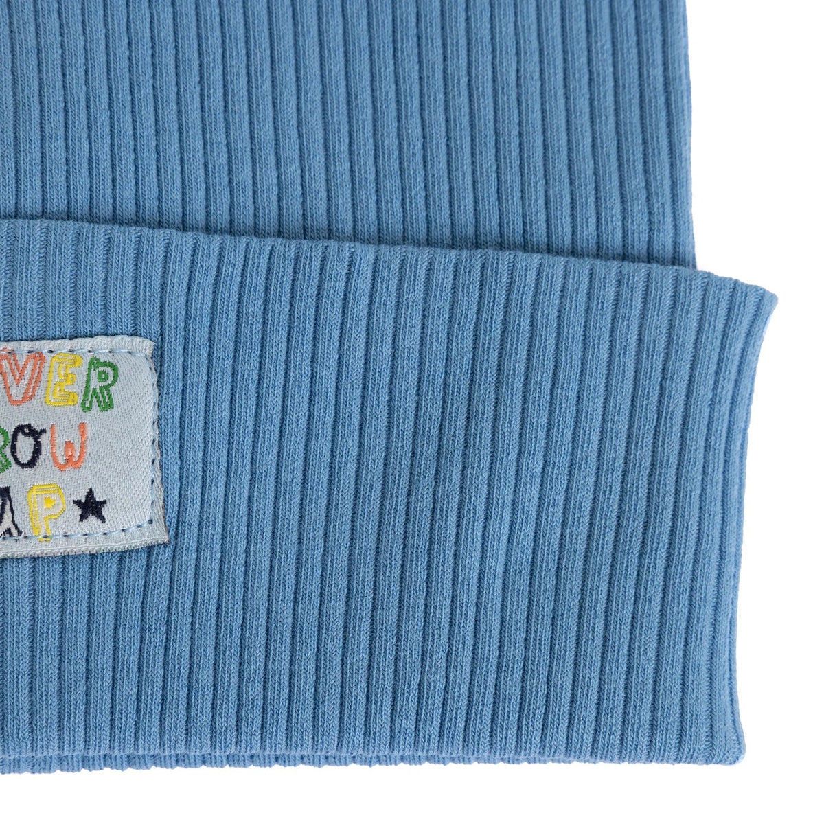 Little Plane Never Grow Up Slogan Ribbed Knit Baby Beanie (12 Months to 1-4 Years)