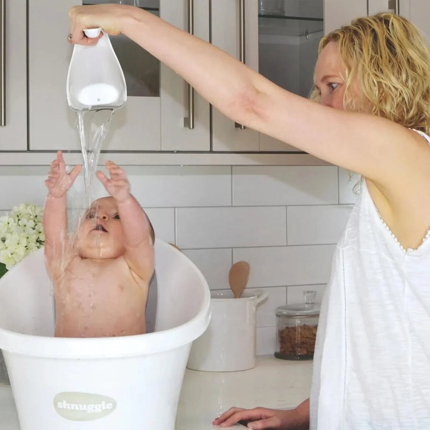Shnuggle Washy Bath Jug White