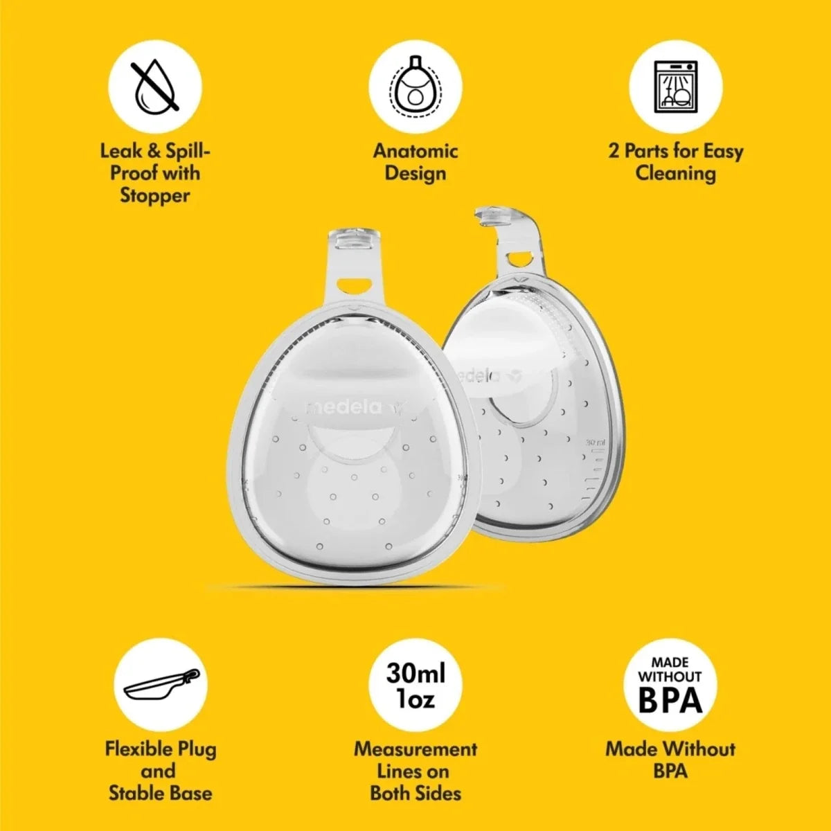 Medela InBra Breastmilk Collector Pack of 2