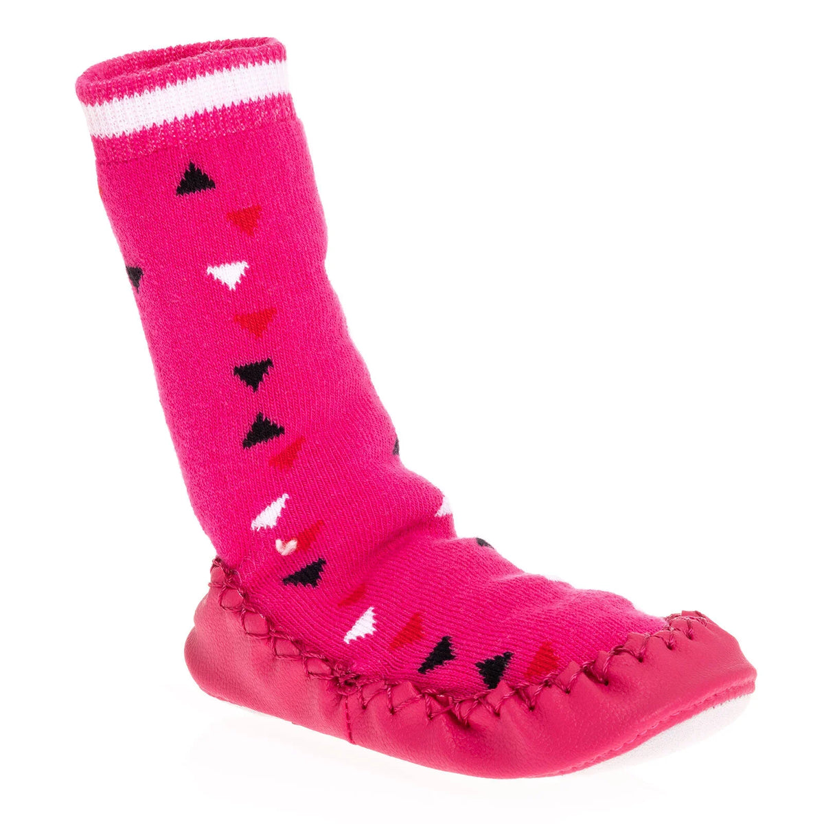 Minissa Triangle Print Slipper Baby Socks