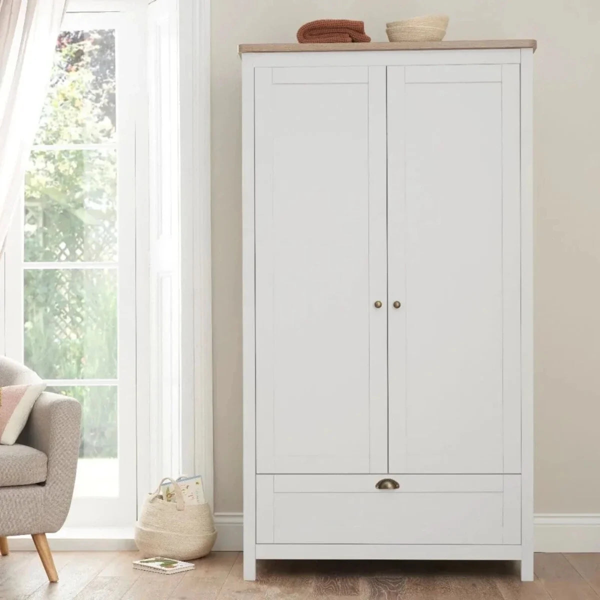 Tutti Bambini Verona 3 pcs Room Set - White/Oak