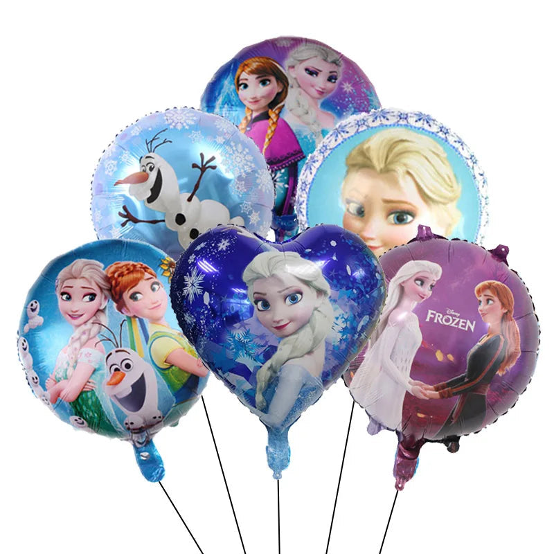 Frozen Anna Elsa Party Supplies – Disposable Plates Cups Napkins Balloons