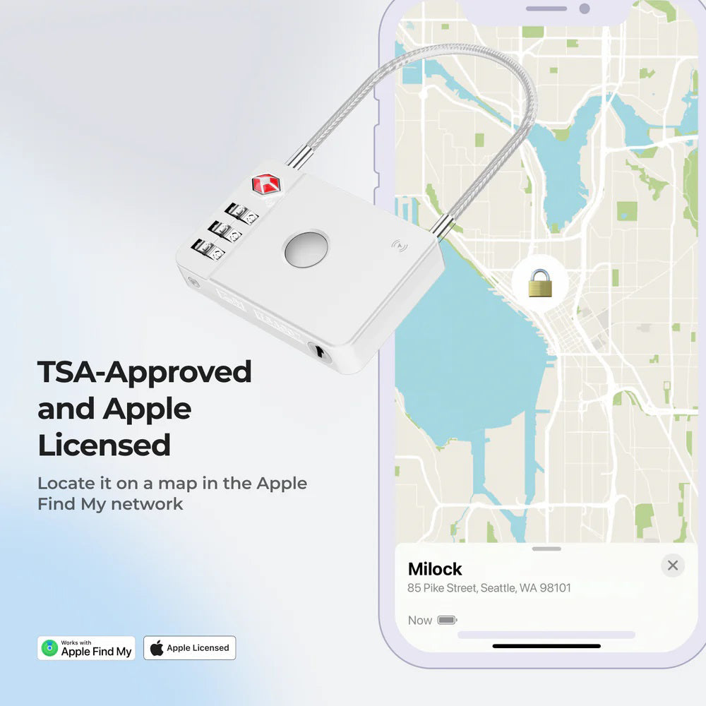 Maplin MiLi MiLock iOS Compatible Combination Padlock Item Locator