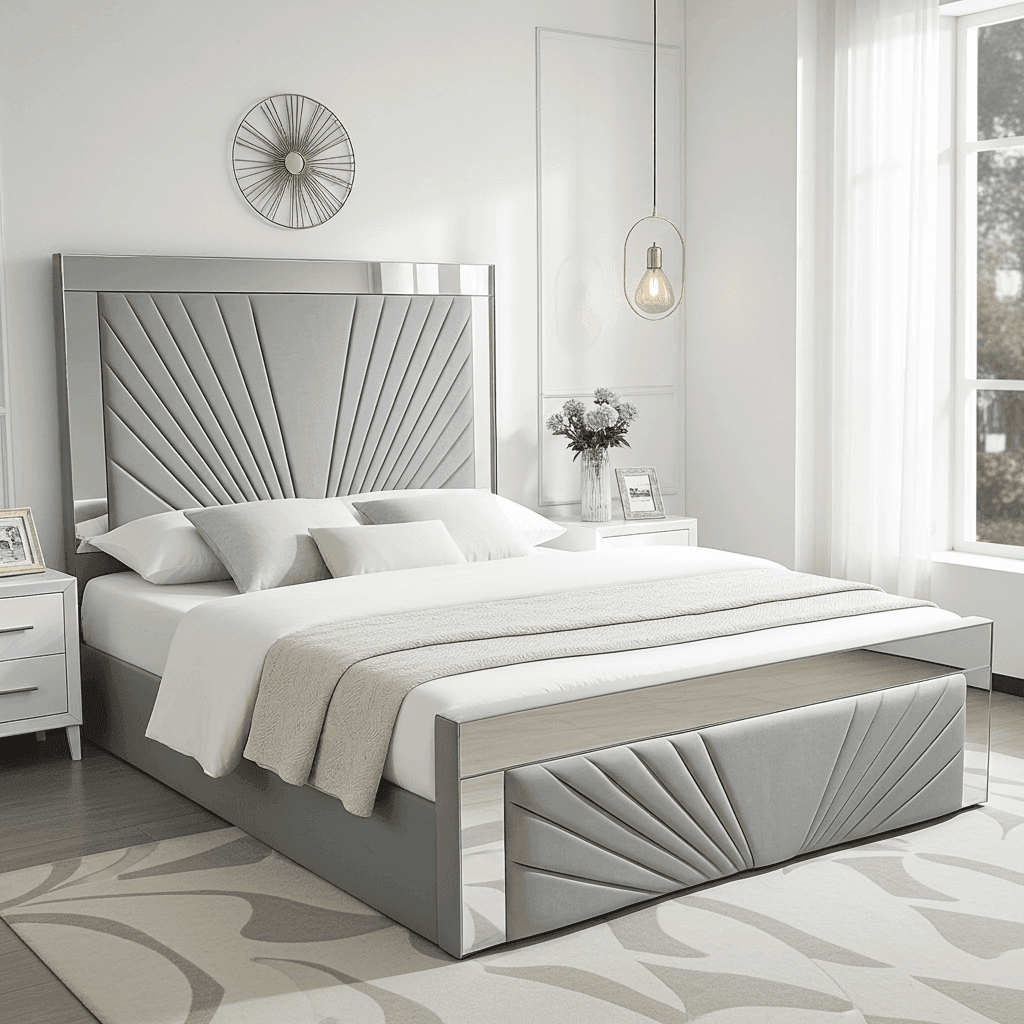 2025 Mirror Bed – A Luxurious Blend of Elegance and Comfort