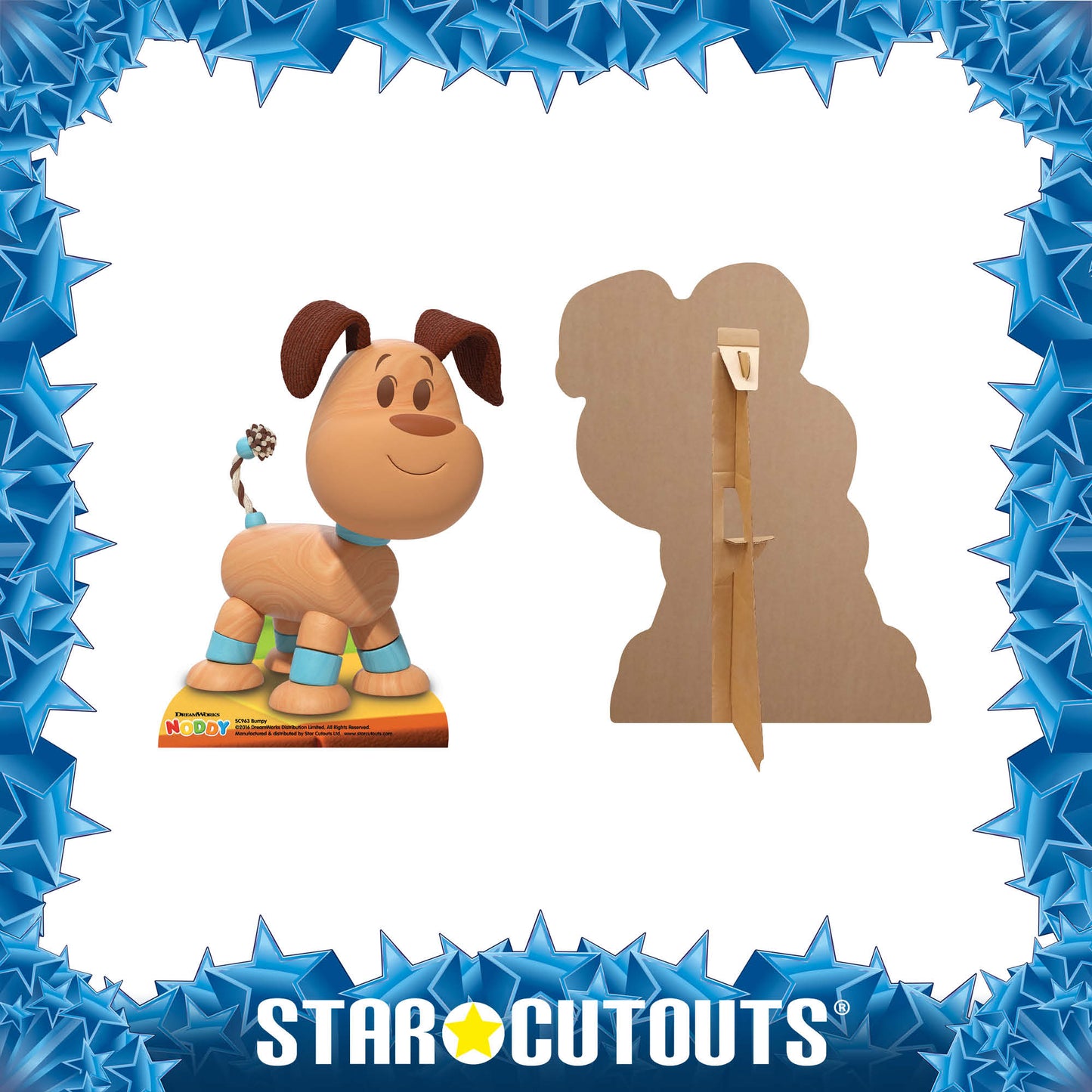 SC963 Bumpy (Noddy) Cardboard Cut Out Height 38cm