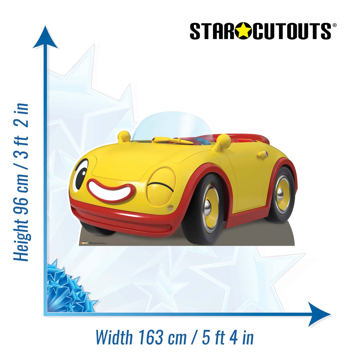 SC966 Revs Cardboard Cut Out Height 96cm