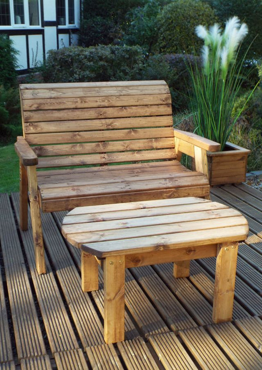 Charles Taylor Trading Deluxe Bench Set Without Cushion Brown