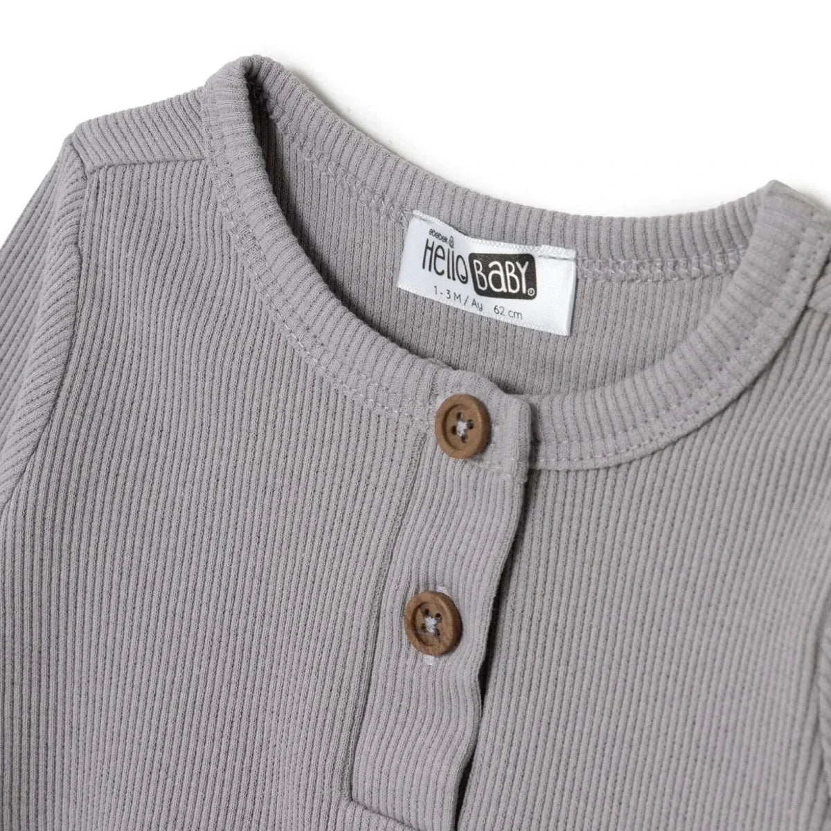 HelloBaby Ribbed Baby Sweatshirt & Leggings Set (1-3 Months to 12 Months)