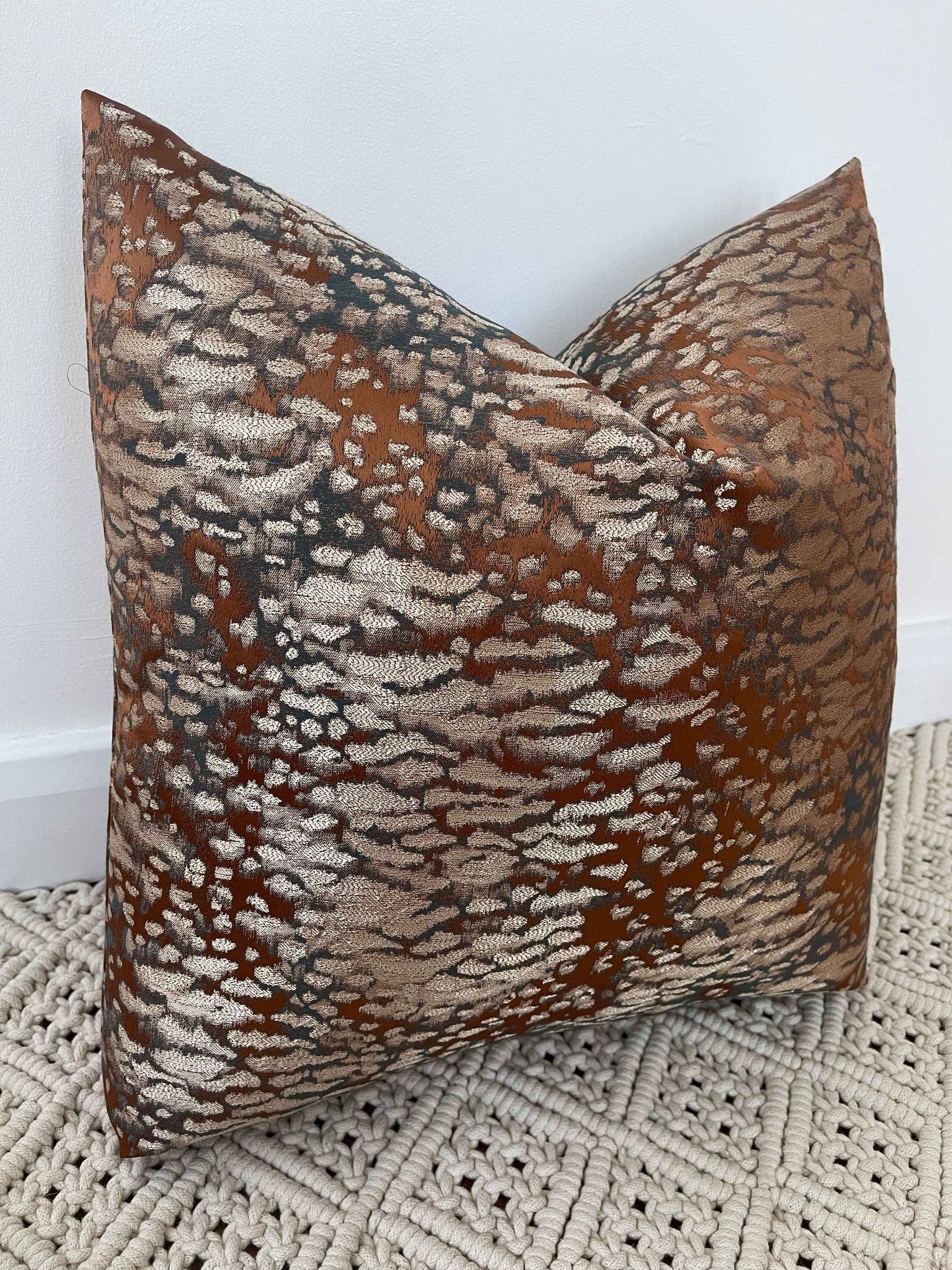 Pre-order - The Couture Cushion - The Bronze Leopard - Style No. 191