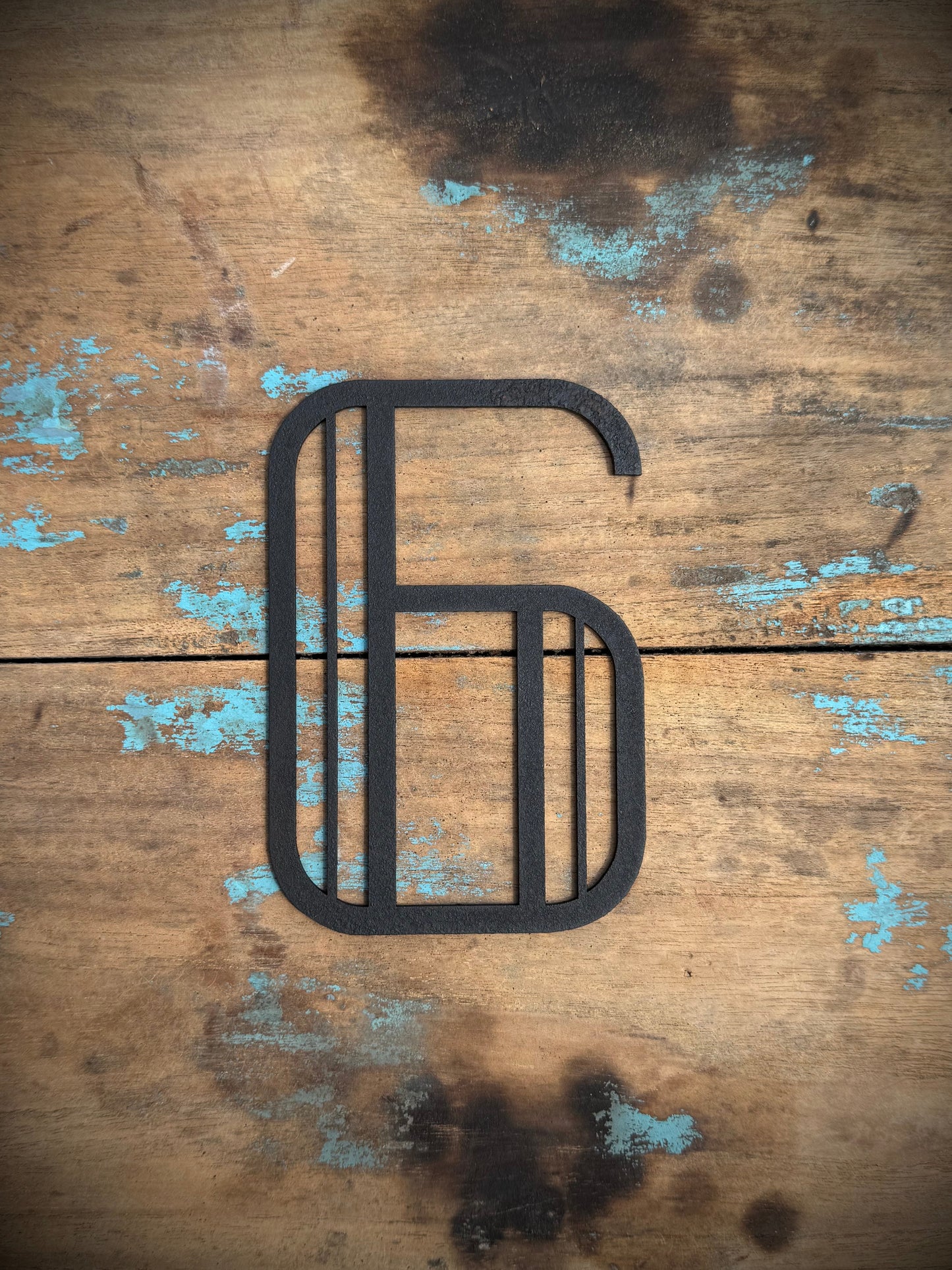 Black 5" or 12" Art Deco Metal Lettering A-Z 0-9