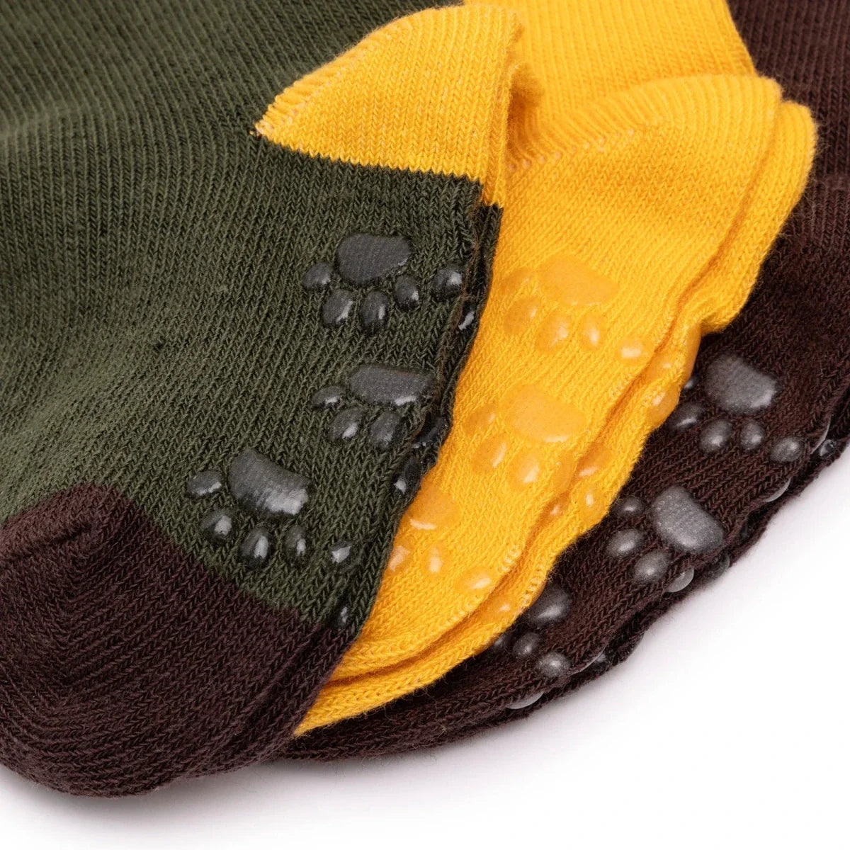 HelloBaby 3 Pack Non-Slip Baby Socks (Newborn to 4-5 Years)