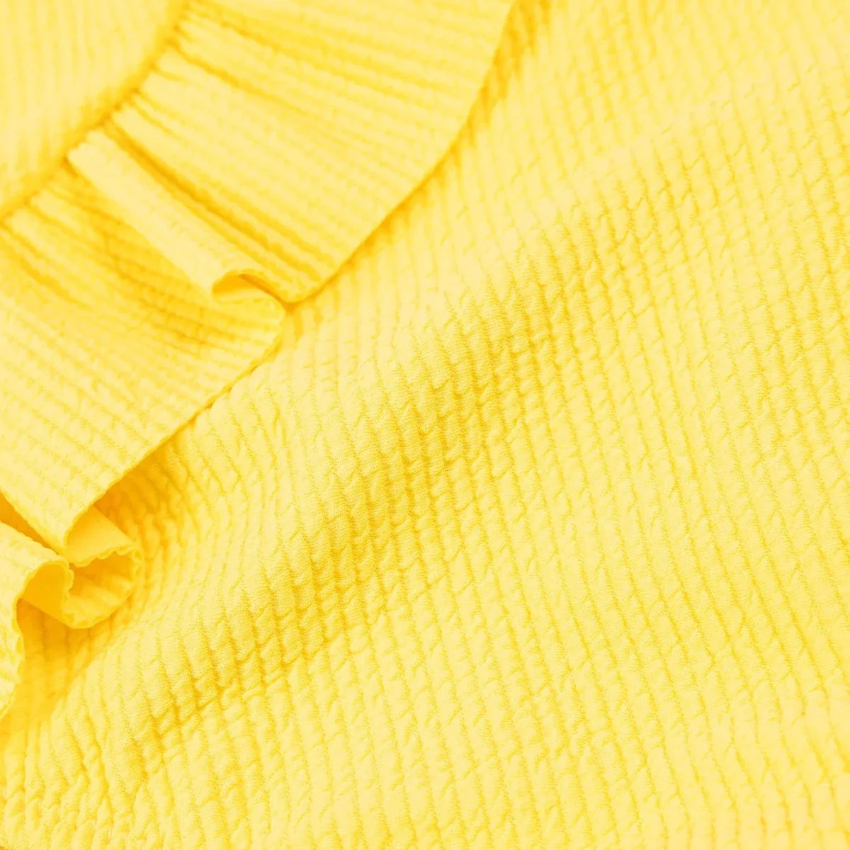 HelloBaby Textured Frilly Baby Swimsuit (2 Years to 5 Years)