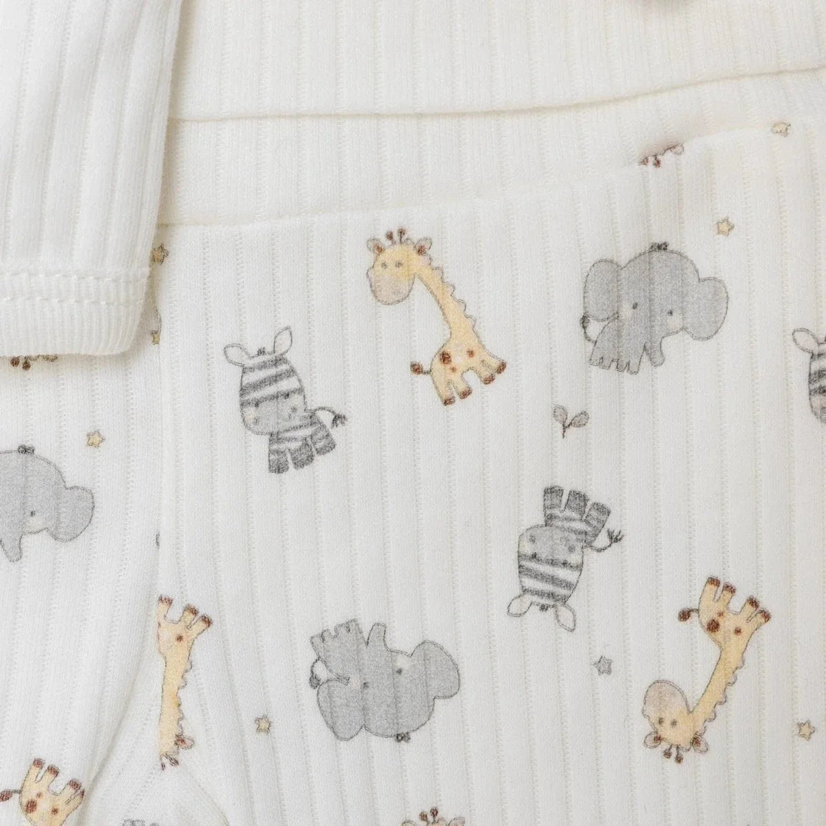 HelloBaby 4 Piece Animal Print Premature Baby Hospital Bag Set