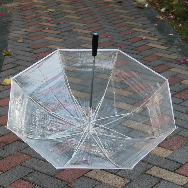 Transparent & Luminous Umbrella (with Flashlight)