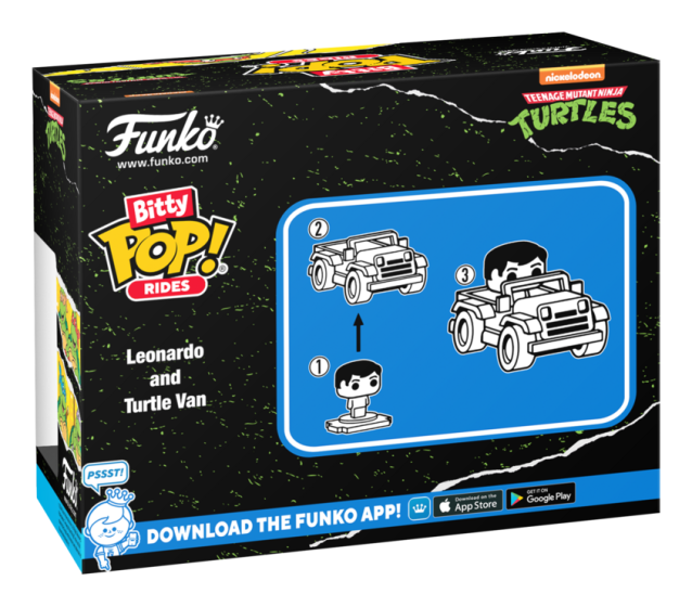 Bitty POP! Ride - TMNT - Leonardo w/ Turtle Van