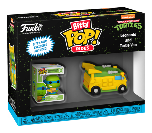 Bitty POP! Ride - TMNT - Leonardo w/ Turtle Van