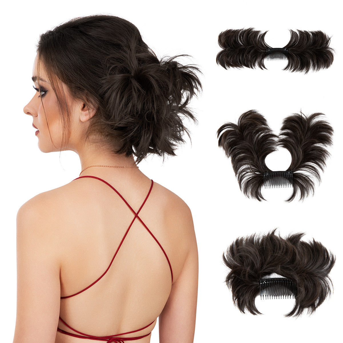 European And American Wig Set Women's Adjustable Grip