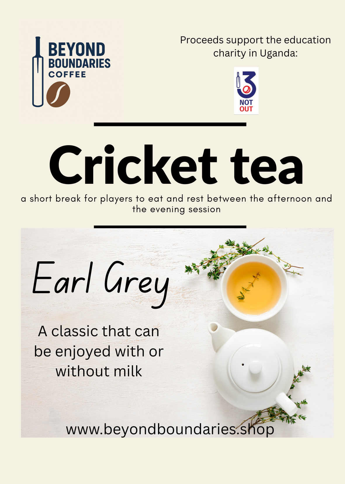 Cricket Tea - Earl Grey - 250g
