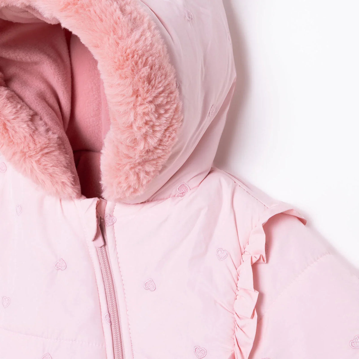 Midimod Hooded Footed Baby Pramsuit (9-12 Months to 18 Months-2 Years)