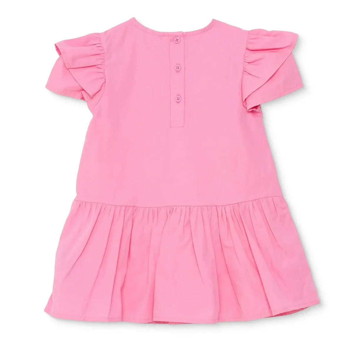 HelloBaby Floral Print Crew Neck Short Sleeve Baby Dress (6-9 Months to 4-5 Years)