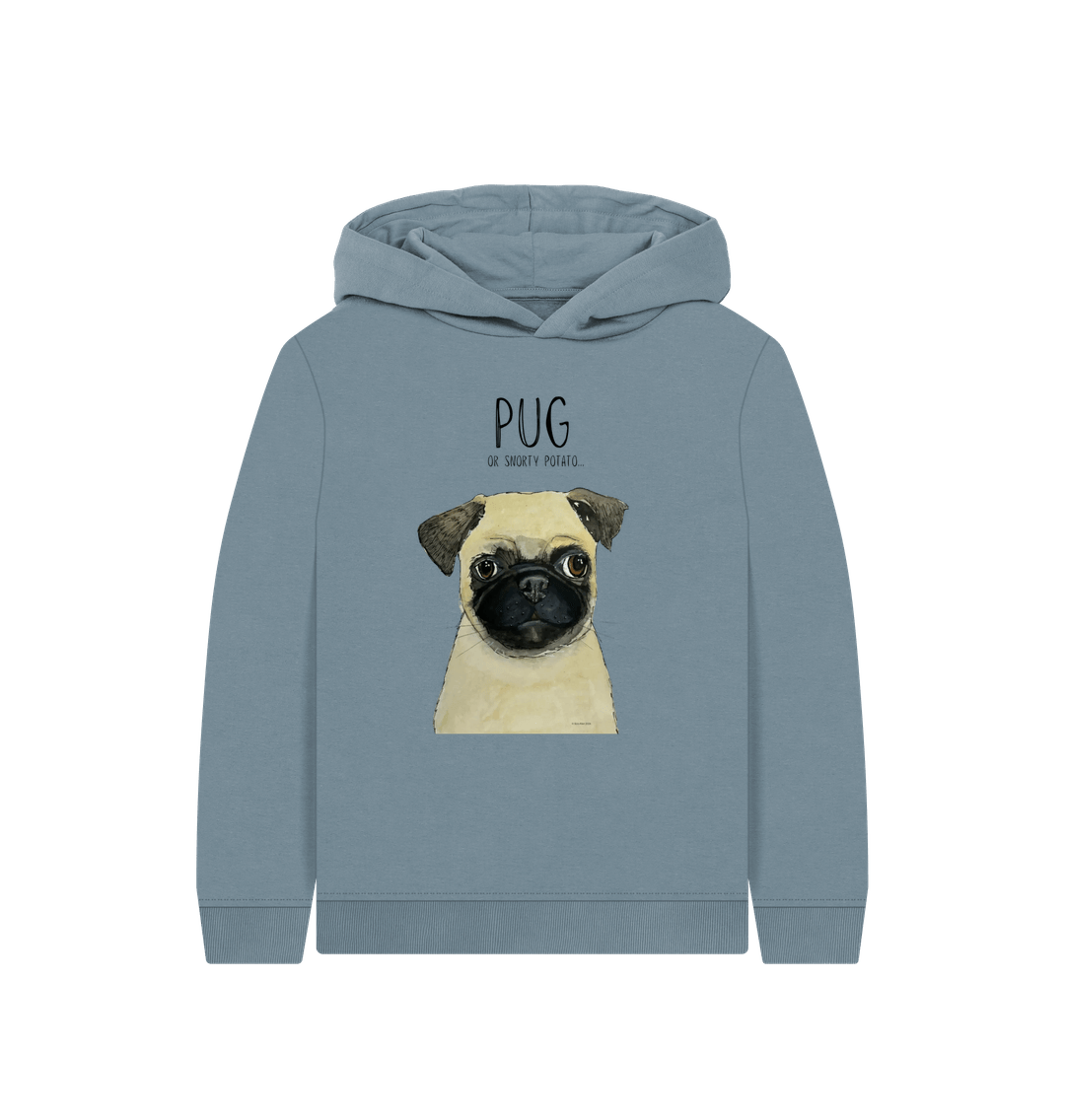 Pug-tastic Cozy Kids Hoodie – Snuggle Up in Pug Perfection!