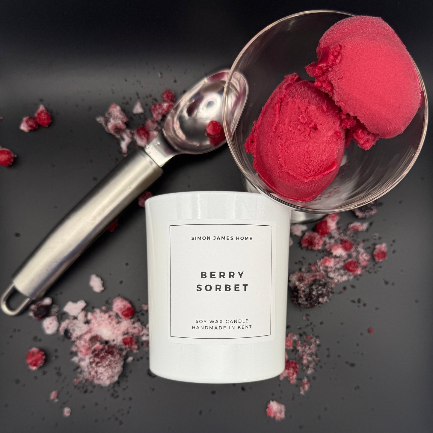 Berry Sorbet Handmade Soy Wax Candle