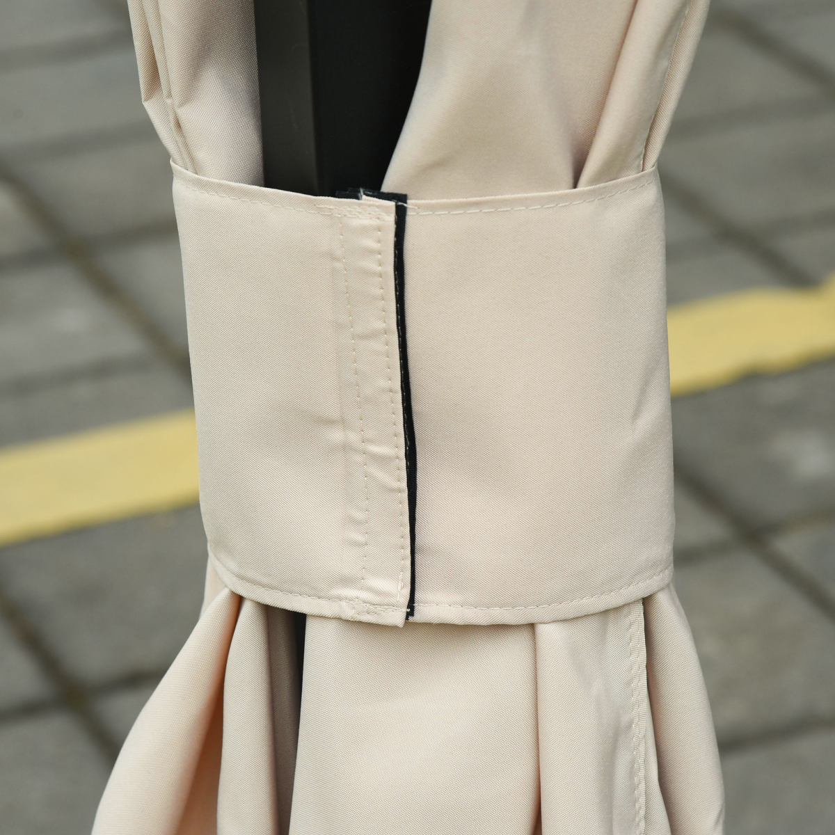 3 x 3(m) Universal Gazebo Replacement Sidewall Set w/ 4 Panels, Beige Outsunny