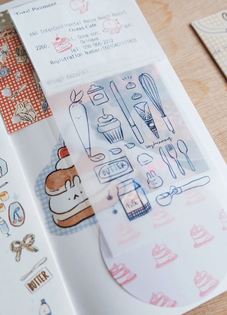 A Gator Life | Cream Bunny Journal Material Pack