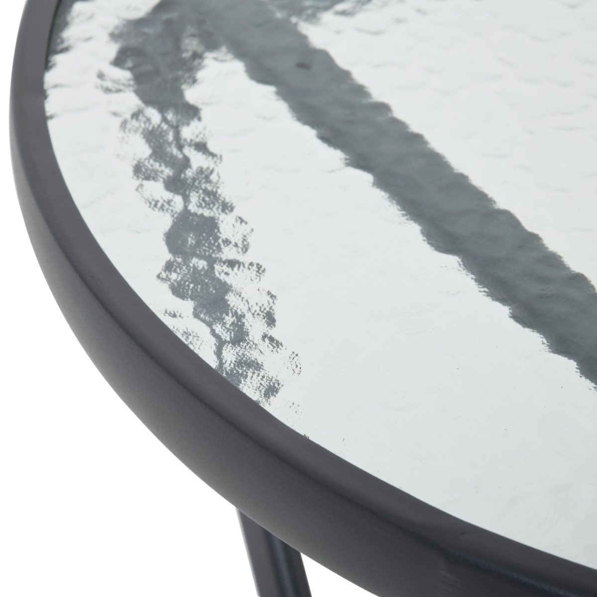 3 PCs Patio Wicker Bistro Set Foldable Table and Chair Set Outsunny