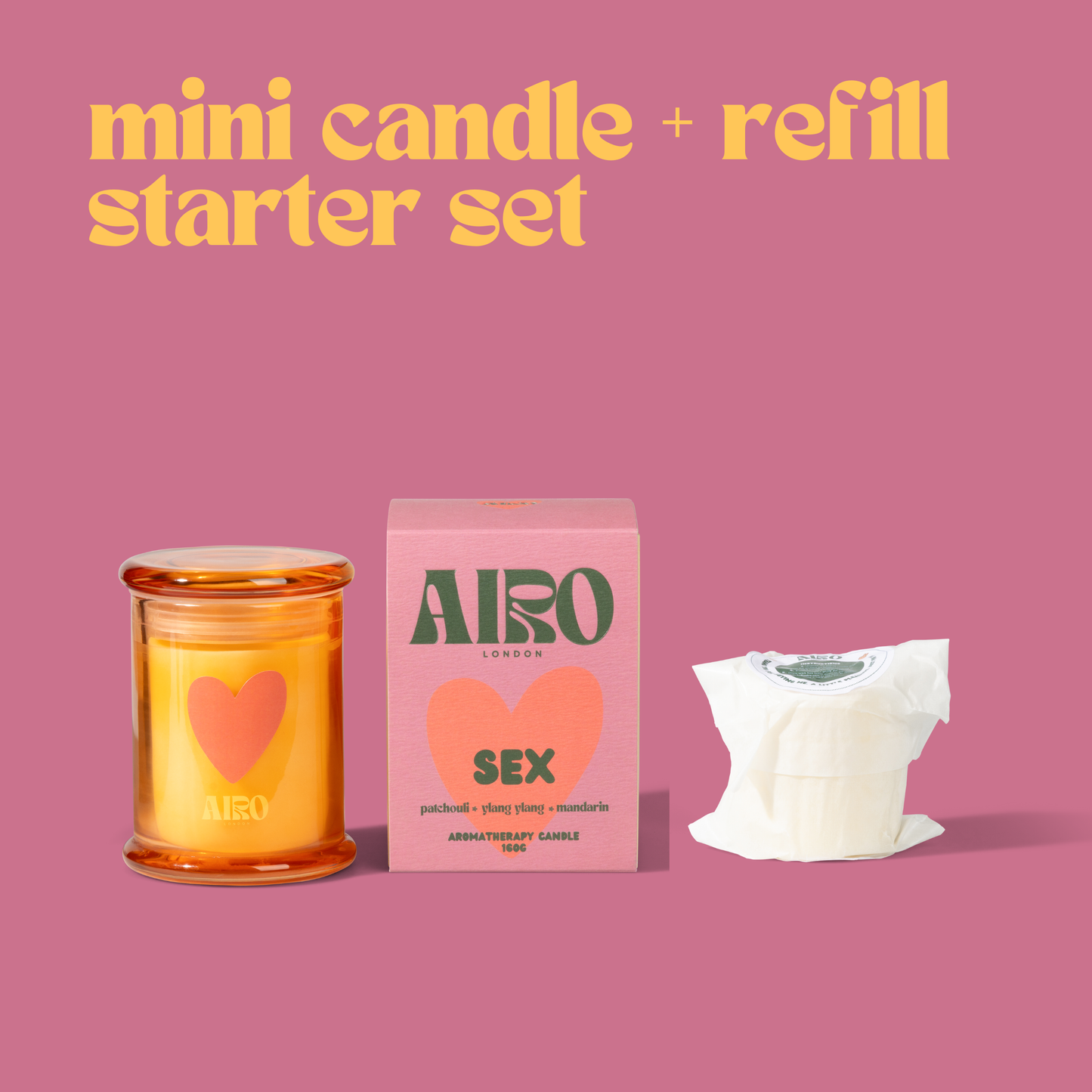 Mini Candle + Refill Starter Bundle