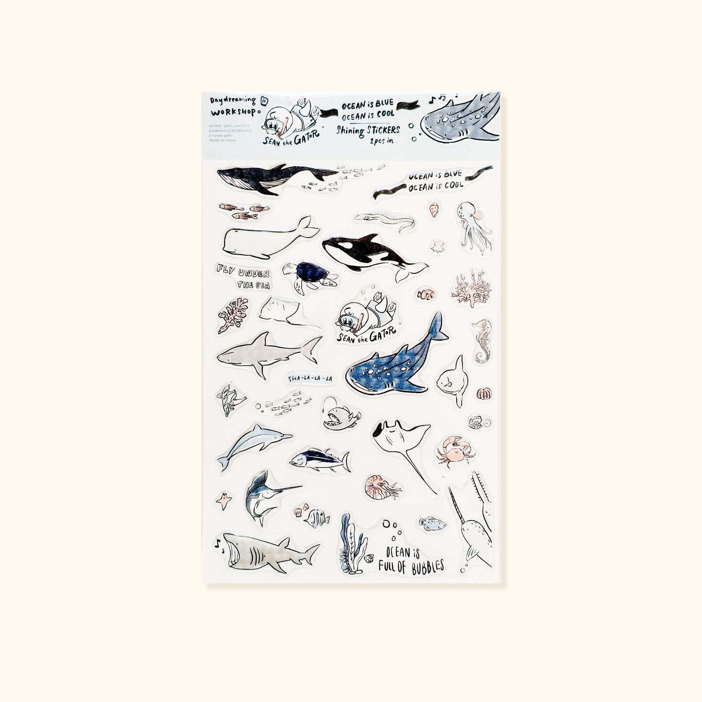 A Gator Life | OCEAN is COOL Resin Sticker