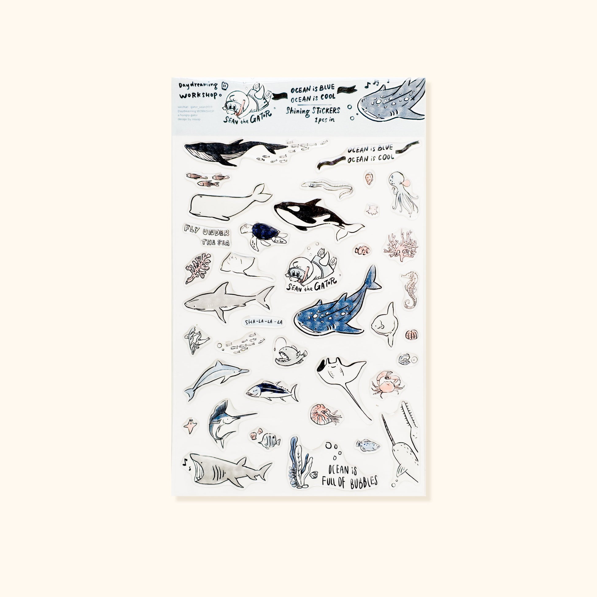 A Gator Life | OCEAN is COOL Resin Sticker