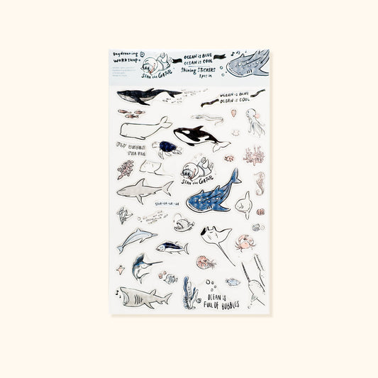 A Gator Life | OCEAN is COOL Resin Sticker