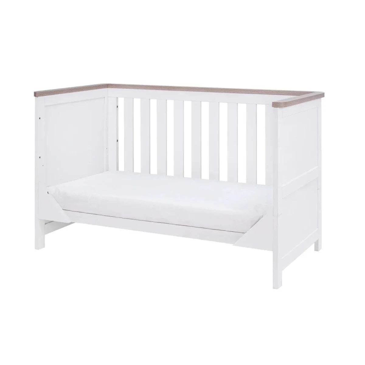Tutti Bambini Verona Cot Bed - White/Oak