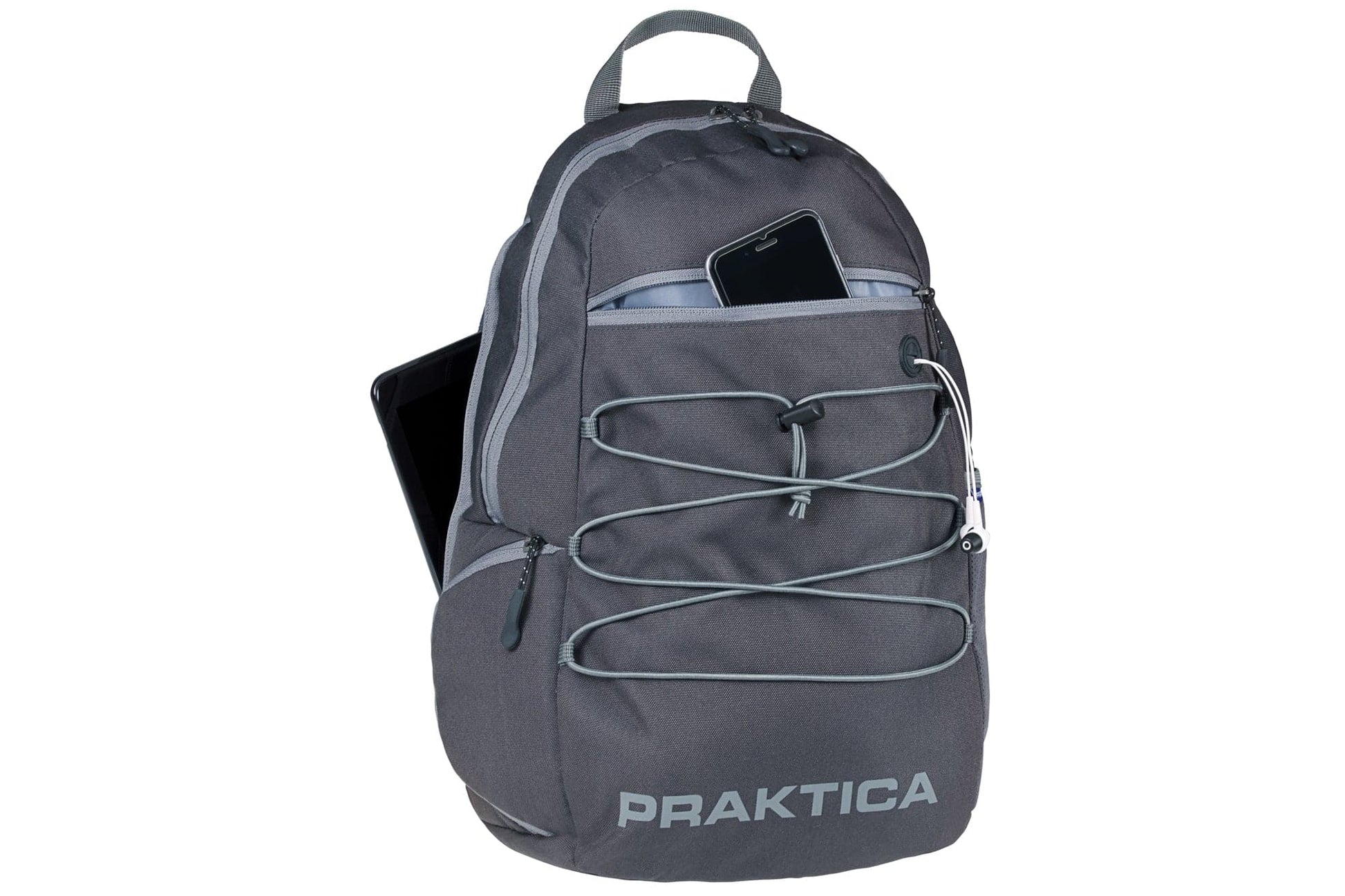 PRAKTICA All Weather Day 12L Backpack with Rain Cover & Binocular Pocket - Grey