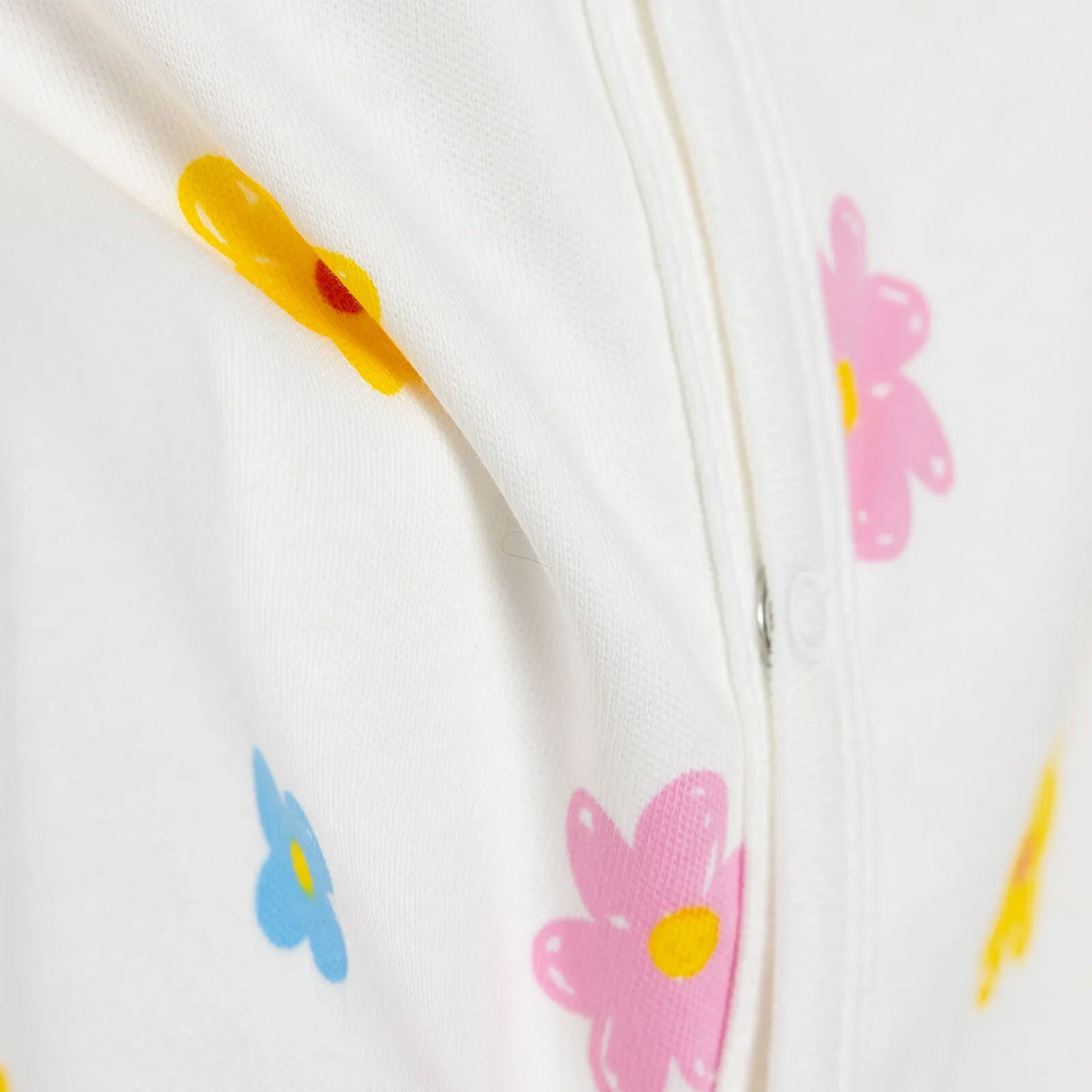 HelloBaby Floral Print Footed Baby Sleepsuit & Hat Set (Newborn to 9 Months)
